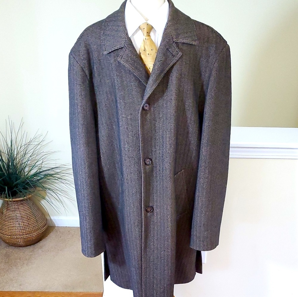 Italy-Battaglia Men's Overcoat